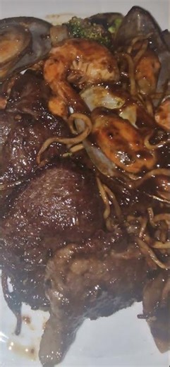 Super delicious grilled seafood at Bambu Restaurant