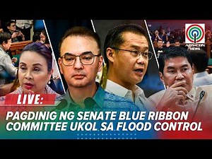 LIVE: Gatchalian bloc Senate Blue Ribbon Committee hearing on flood control | June 8, 2026