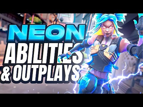 NEW AGENT NEON OUTPLAYS! - 'Neon' Abilities Guide & Gameplay - VALORANT