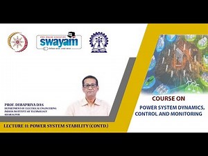 Lecture 11: Power System stability (Contd.)