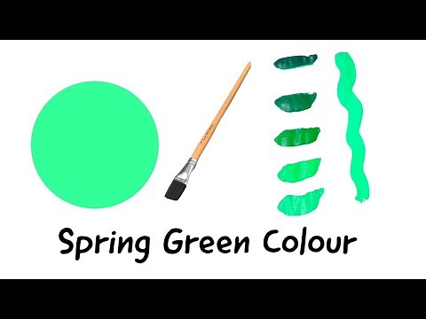 Spring Green Colour | How To Make Spring Green Colour | Colour Mixing