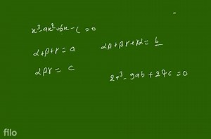 relationship between the zeroes and the coefficients. If the ze... | Filo