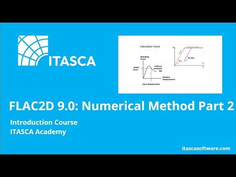 FLAC2D 9.0 | Numerical Method Part 2