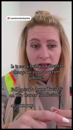 Is it scary being the woman in charge on a jobsite? #construction #career #bluecollar