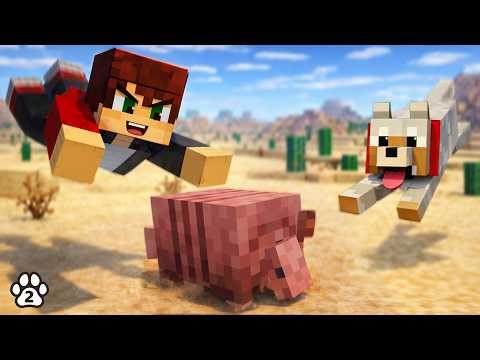 Minecraft, But My Dog Must Survive to the End | Day 2