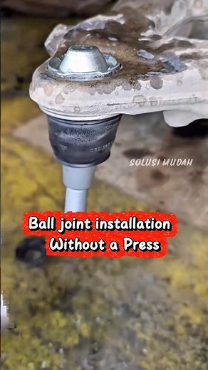 Easy Ball Joint Installation Without a Press | Safe & Fast Workshop Trick