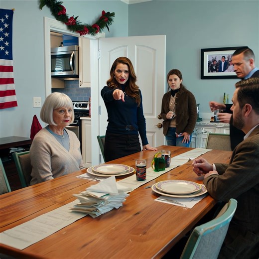 My son hosted a New Year’s party for 27 relatives—but ignored me like I was a stranger… his wife stood up, pointed at me, and said loudly, “She’s not family—she’s a burden!” My son even clapped along: “She’s drained us dry!” The whole room laughed as my daughter shoved me outside. I didn’t say a word. I just smiled… and texted one person. A few days later: 90 missed calls from the two of them. The house was dressed up the way suburban homes get dressed up for company—every lamp turned on, every 