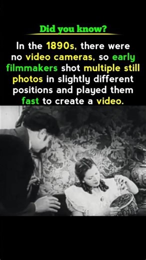how videos were made in the 1890s #history #historyfacts