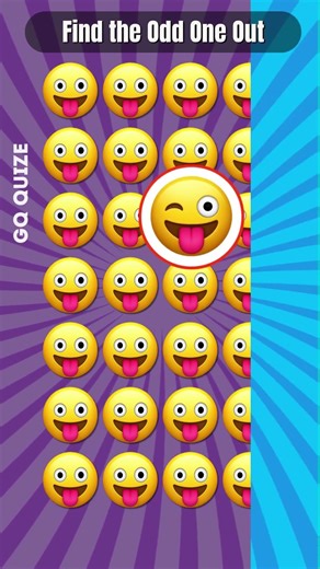 Spot the Hidden Emoji 👀 Find It Now! #challenge #puzzle #braintest#shorts