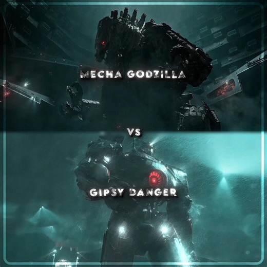 mechagodzilla vs gipsy danger fodder ah #monsterverse #godzilla #fyp #edit #pacificrim