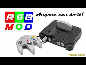An RGB mod that ANYONE could do to improve their N64 video quality