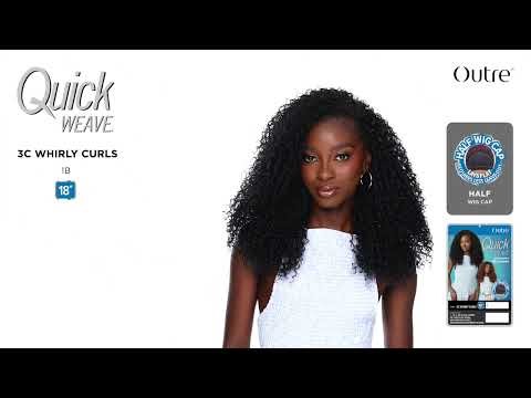 Outre Quick Weave Half Wig - 3C Whirly Curls