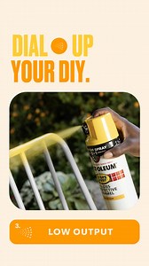 Spray paint every part of your table set like a pro—big, small, and in-between—with the Low Output and Standard settings on Custom Spray 5-in-1. | Rust-Oleum