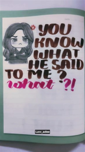You know what he said to me?! 🎀🌸✨(song- Rude ‪@hearts2hearts.official‬ lyrics art) #calligraphy