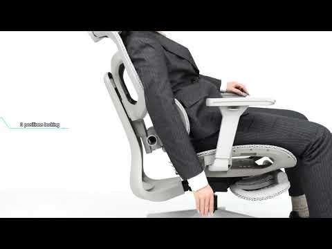 Scaun Ergonomic AirMesh Pro E399-H – Full Mesh, Gri