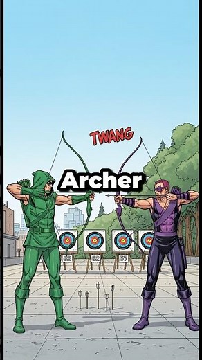 Green Arrow Vs Hawkeye