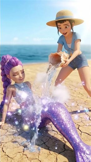 We Found a REAL Mermaid Stranded! 🧜‍♀️😱#rumi