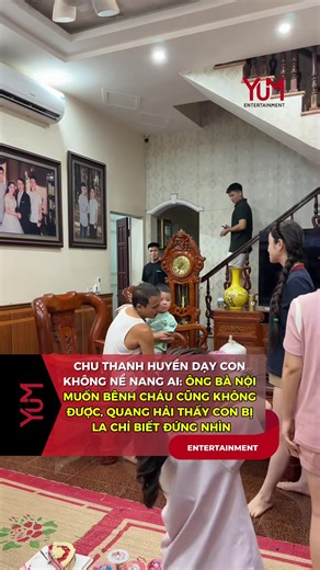 Chu Thanh Huyền dạy con trước gia đình chồng #chuthanhhuyen #quanghai #xh