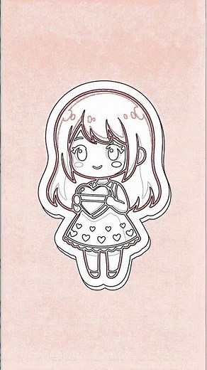 Kawaii Chibi Girl Drawing! Easy Step-by-Step Tutorial