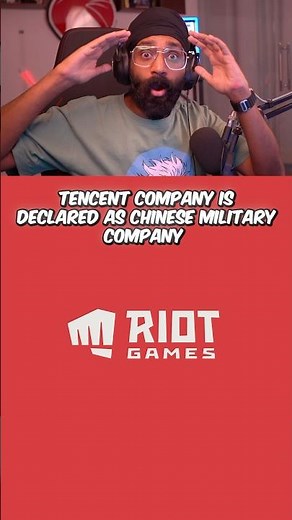 Is Tencent declared as chinese military company? 😨 #riotgames #sikhwarrior #taxgaming