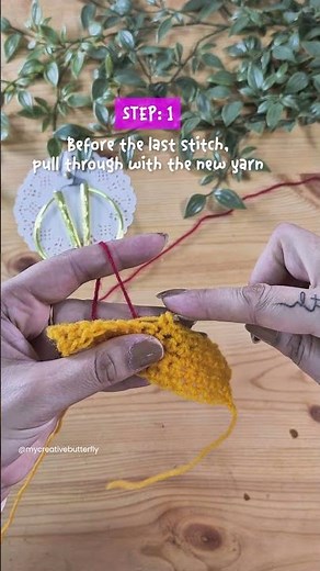 How to SWITCH COLOR while crocheting | Super EASY way | Color change in 60 seconds | Crochet HACK