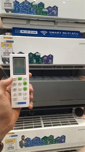 Blue star Air Conditioner Remote Tutorial #bluestar #remote #shorts #how