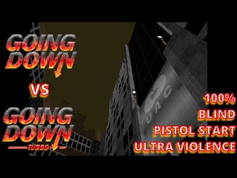 GOING DOWN MAP 09: BROKEN RECORDS (100% - BLIND - PISTOL START - ULTRA VIOLENCE)