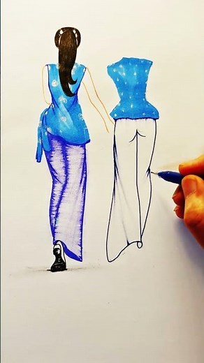 #Hand-drawn works #Drawing makes me happy #Simple ink painting technique! You can also draw a varie