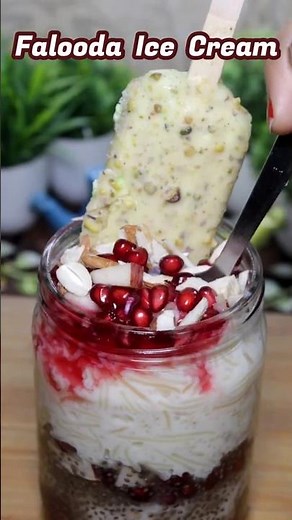 Falooda Recipe | Easy Homemade Falooda Ice Cream | Summer Dessert