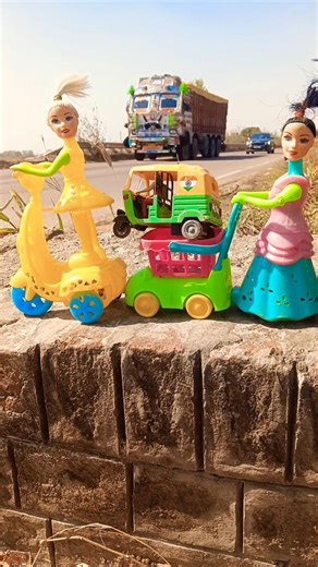 Remote Control Scooty Girl And Monkey Scooter Unboxing And Testing Short ||