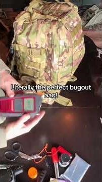 The ultimate bugout bag for only $40! And theres proof that you can fit everything you need inside
