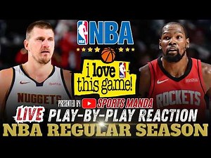 🔴DENVER VS ROCKETS │ 2026 NBA REGULAR SEASON - Basketball Play-By-Play Reaction & Scoreboard