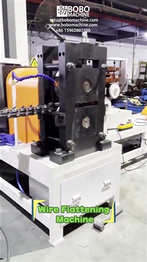 Wire Flattening Pressing Machine For Control Cable