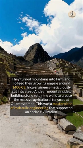 2.3K views · 14 reactions | The Inca turned mountains into farmland with masterful engineering. #history #ancienthistory #archaeology #Inca | Knowledge | Facebook