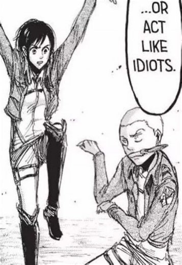 Connie and Sasha's Intense Attack on Titan Moment