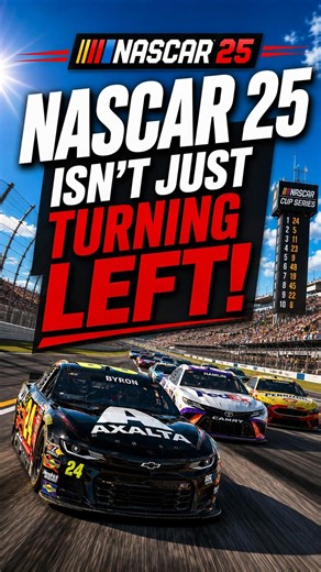 NASCAR 25 isn't just turning left! 🤯