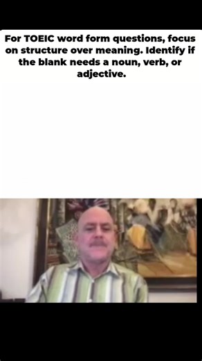 TOEIC Part 5: Master Word Forms for Success