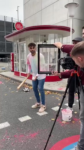 Baseball Window Crack⚾️ Follw @photographer For more🥰🥰 #camera #baseball #baseballlife #glass #mirrorselfie #colorful #videographer #creativity #photographer #fbreels | Dream Capture