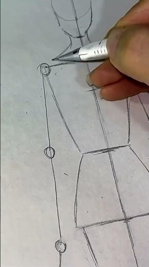 Learning to draw a mannequin🔥