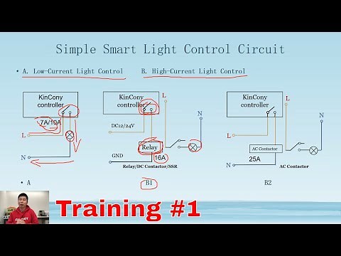 Upgrade a Normal Light to Smart | KinCony Home Automation Training #1