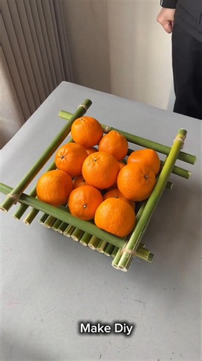 How To Make Amazing Bamboo DIY Fruit Basket Making | Easy Bamboo Craft Ideas for Home Decor 🌿🧺