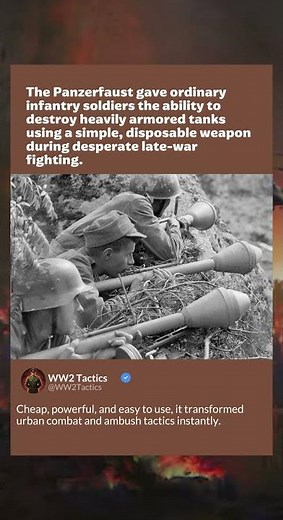 Panzerfaust | WWII Infantry Anti-Tank Weapon | WW2 Tactics