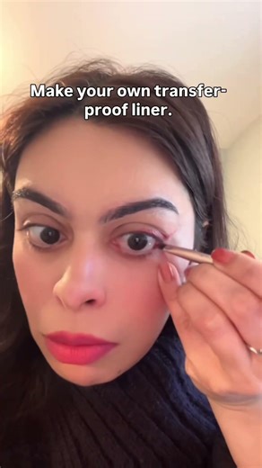 Stop Buying Eyeliner ❌ Make This Transfer-Proof One Instead 😱#shorts