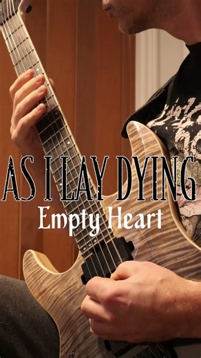 As I Lay Dying - Empty Hearts | Guitar cover | Riff 2 #asilaydying