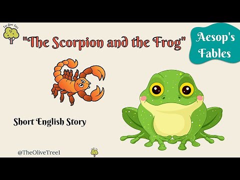 Scorpion and Frog | Aesop's Fable | Short English Story | Children's Bedtime Story