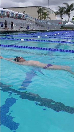 Freestyle Kicking Drill | Kicking on Your Back #swimming #swimtechnique