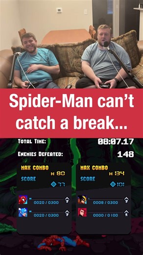 One day, Spider-Man will see the end of a level