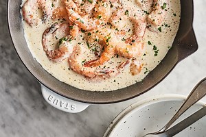 5-Ingredient Creamy Garlic Shrimp