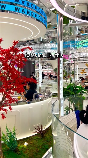 My Life in China on Instagram: "China is truly living in their own world where even cafes are super high tech advanced (not all though) You will see robots cleaning, getting your food, registering you in the cafe in china, it’s a normal reality for them! 📍Warehouse Cafe, Shanghai . . . . . #china #chinacafe #shanghai #shanghaifood #chinalife"