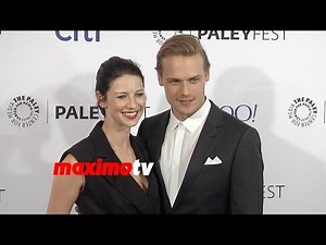 Sam Heughan, Caitriona Balfe, Tobias Menzies OUTLANDER PaleyFest LA 2015